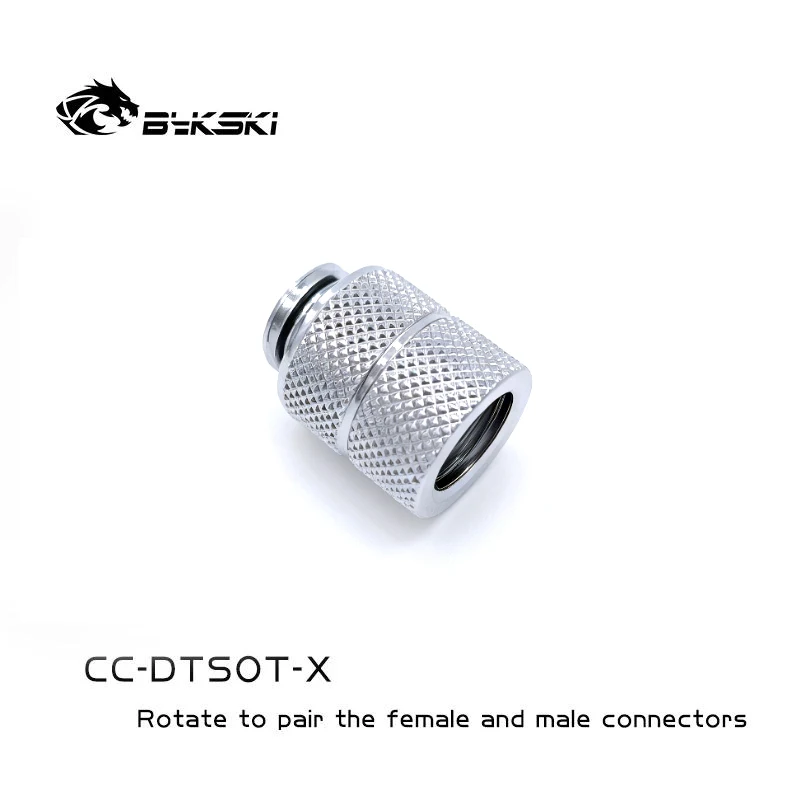BYKSKI G1/4'' 360 Degree Rotate to pair the female and male connectors Fitting Rotating extender CC-DTSOT-X-2