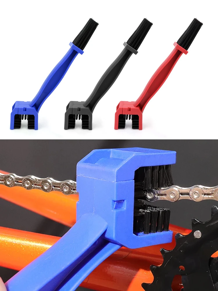 Portable Chain Cleaner Motorcycle Road Bike Chain Clean Brush Bicycle Clean Motorcycle Tools Chain Cleaner Maintenance Tool