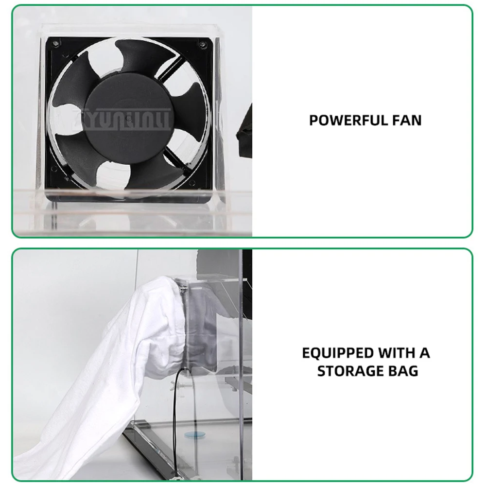 Large Transparent Acrylic Gold and Silver Jewelry Processing Dustproof Box, Carving and Polishing Box, Gold Plating Workbench