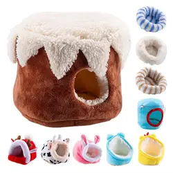 Guinea Pig House Christmas Hamster Guinea Pig Hideouts Indoor Guinea Pig Cages Nest Cage Accessories Cute Hamster Sleeping Nest