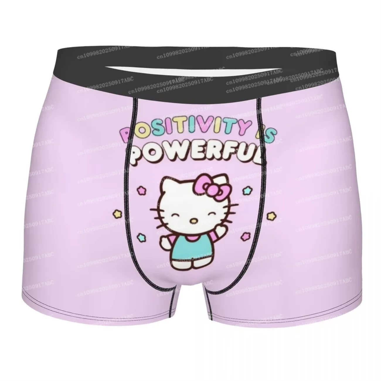 

（Miniso） Men Underwear Briefs Hello Kitty Pattern Underwear Quilt Underpants Men Sanrio Comfortable Briefs Women Underpants