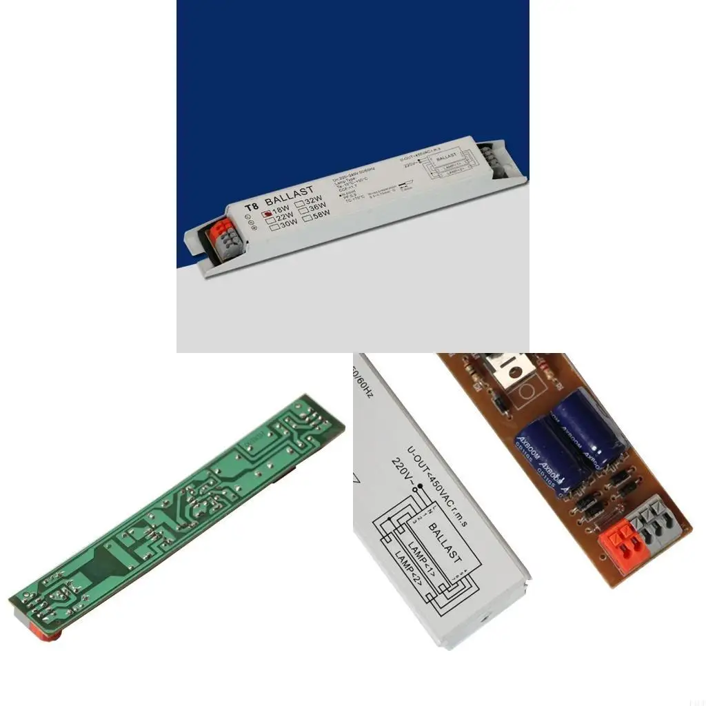 F1CF T8 Electronic Ballast Easy Installation Fluorescent Lamp Light Ballast Component 21x3cm Electronic Ballast