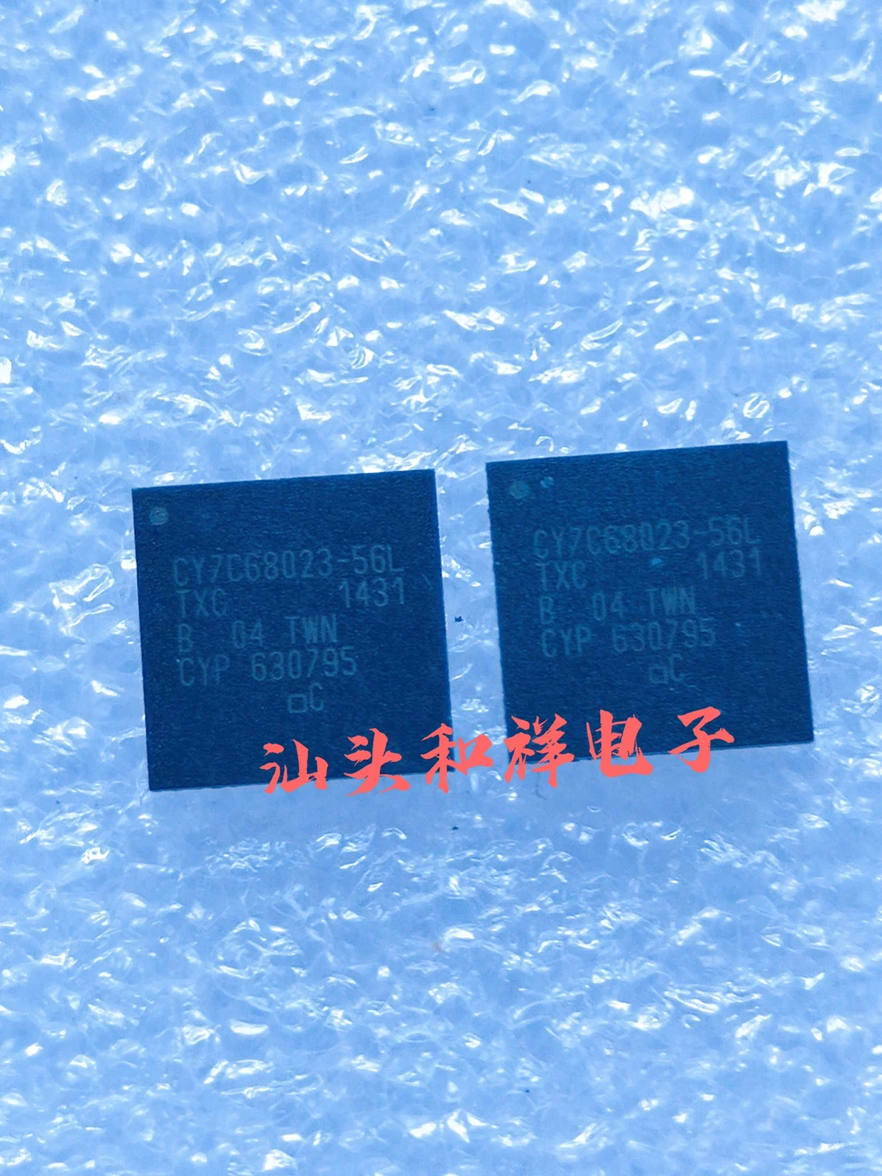 Free shipping  CY7C68023-56LTXC QFN        10PCS