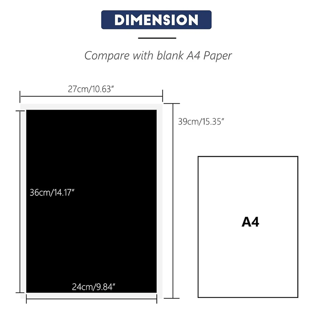 Black Laser Marking Paper for DIY Laser Marking Engraver Cutter Machine, Used on Ceramics Glass Plastic Material