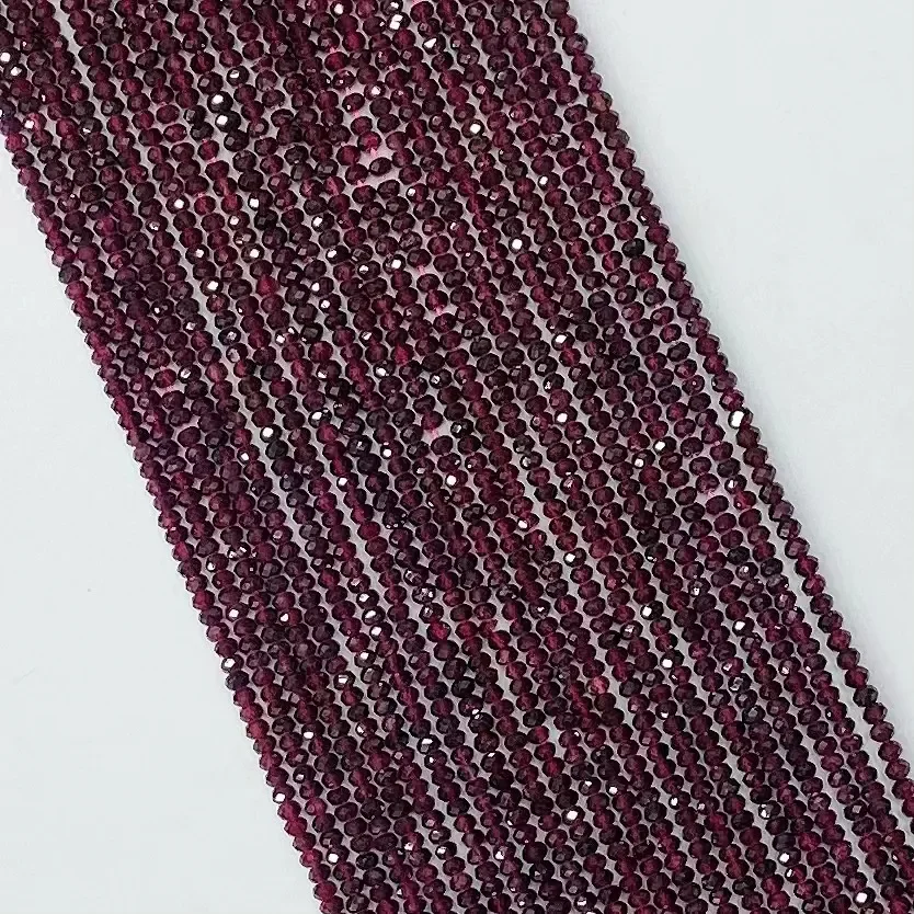 Natural Import Mozambique Garnet Slice Loose Beads for Jewelry Making DIY Bracelet Necklace 38cm Accessories Fashion Charms