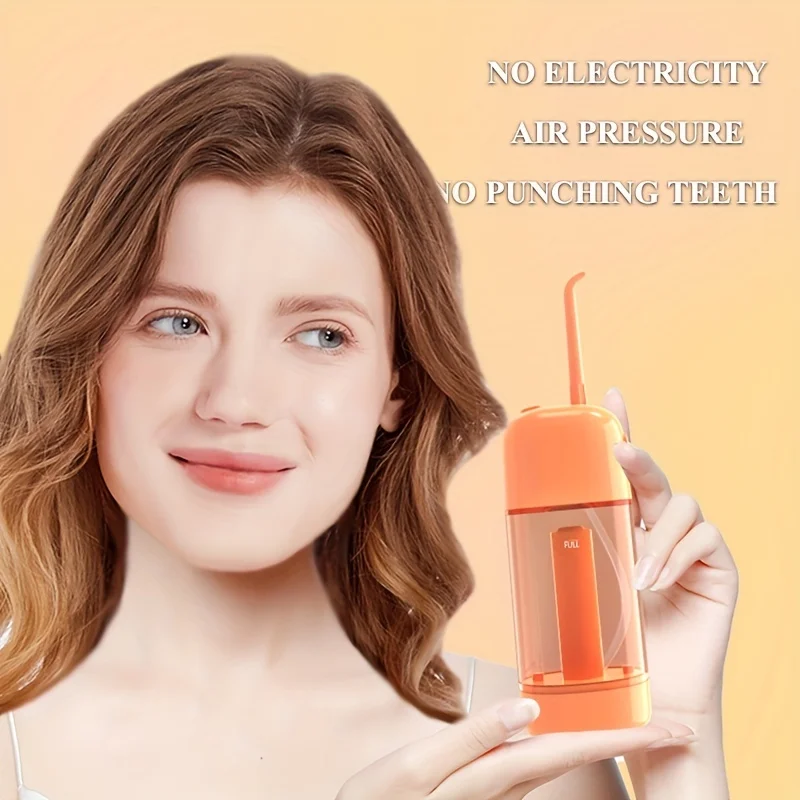 جهاز تنظيف الأسنان بالماء المحمول لتنظيف وتبييض أسنان الأطفال - لا حاجة للكهرباء!