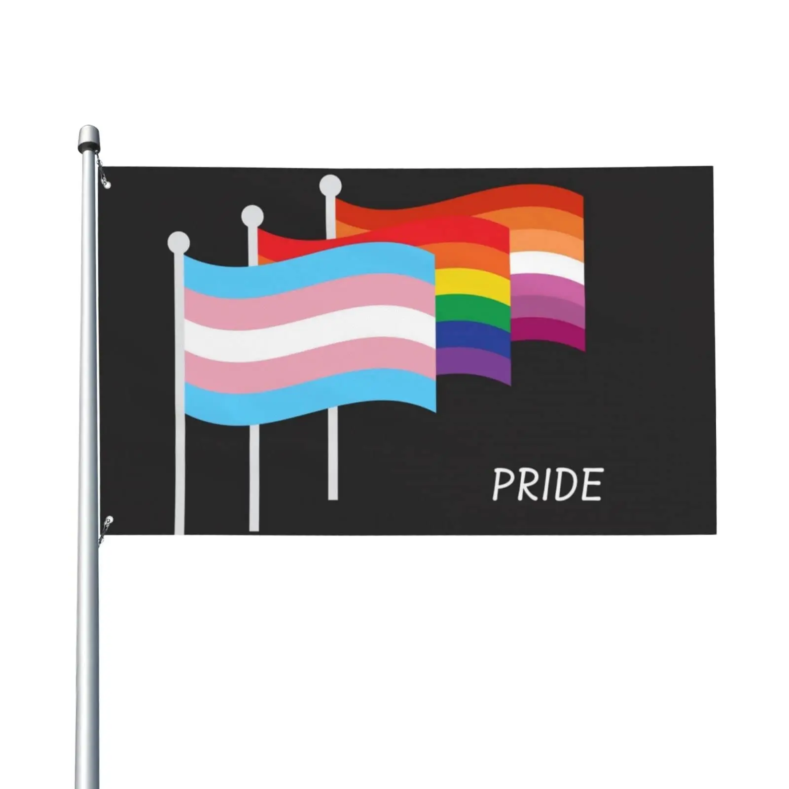 Flagnshow 100% Polyester Pride Month Gbtq Lesbian Transgender Gay Decorative Flags