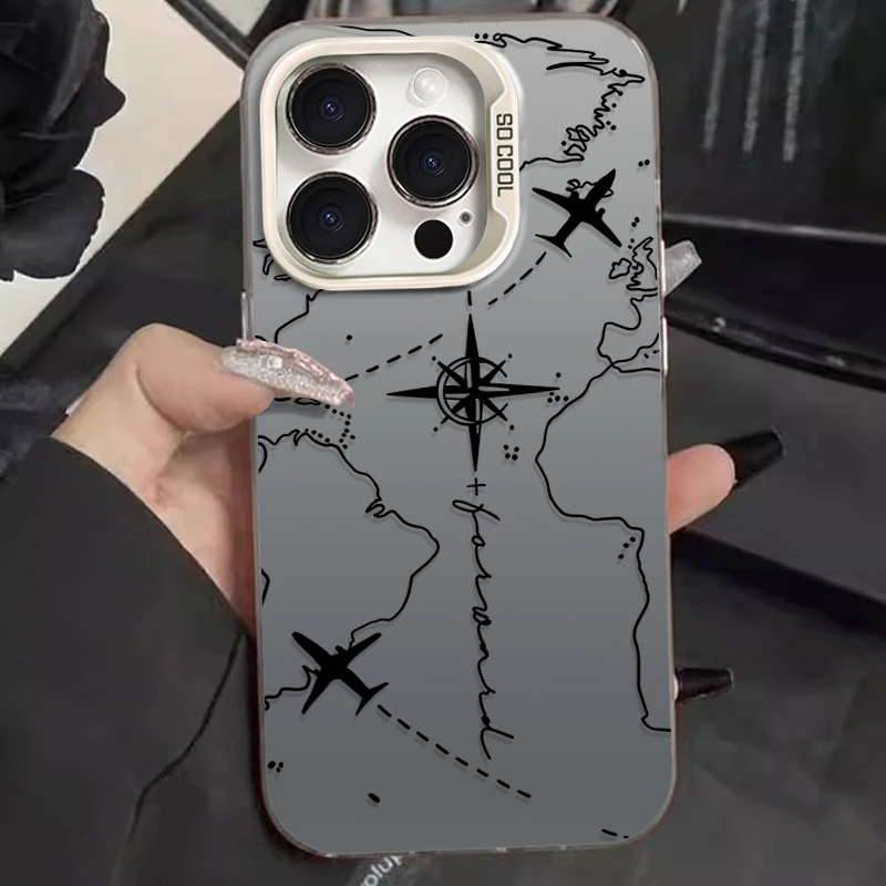 Travel-Inspired Airplane Case for Xiaomi POCO X7 X6 X5 X3 NFC F7 Ultra F6 F5 Pro F4 F3 GT M5S C65 C75 M3 M4 M5S M6 Pro 4G 5G