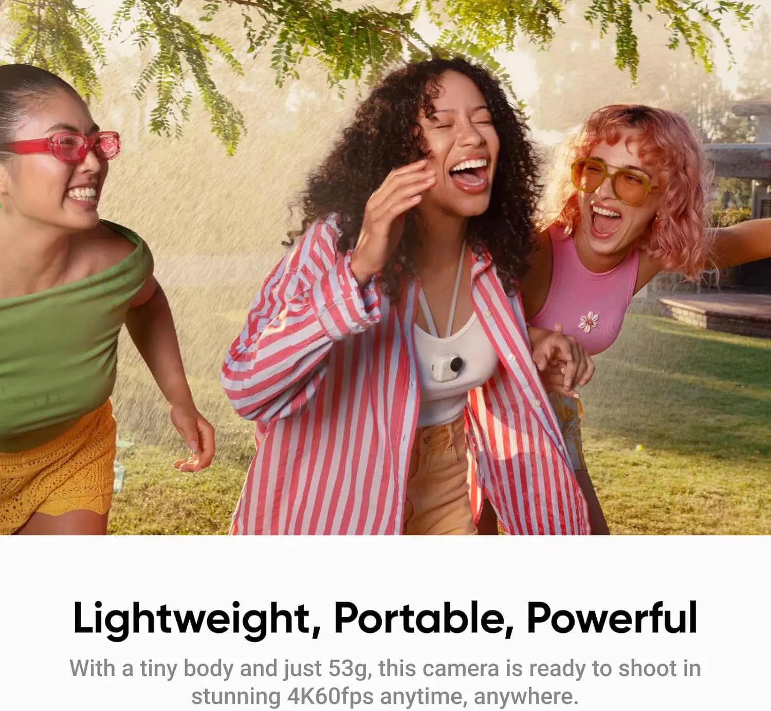 Insta360 GO Ultra - كاميرا صغيرة 4K بدون استخدام اليدين خفيفة الوزن وجزء علوي متنقل في تثبيت الإضاءة المنخفضة بطارية 200 دقيقة 10 متر مقاومة للماء أصلية جديدة