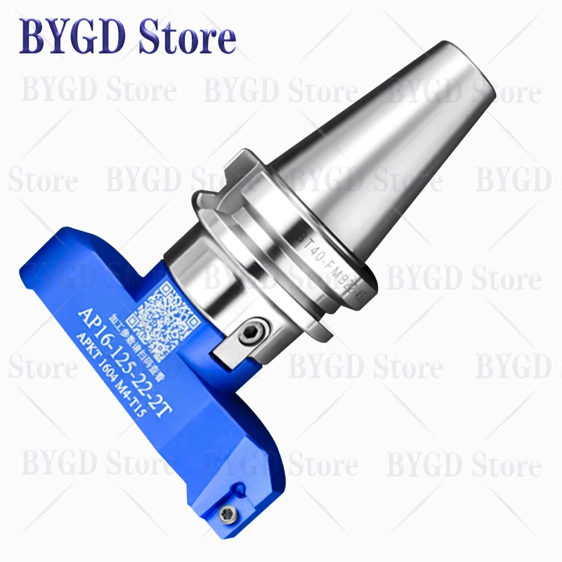 BYGD AP16 SE12 end milling cutter tool 90 ° 45 ° KM12 400R right angle bridge aluminum alloy milling cutter head