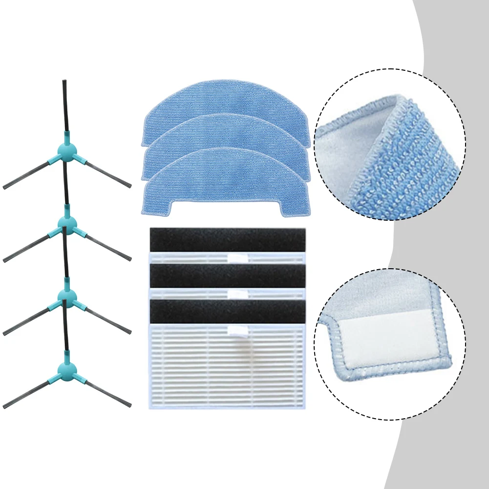 Szczotka boczna Ściereczka do mopa Zestaw filtra HEPA do Ultenic Do T10 Lite Zamiatarka podłogowa Odkurzacz Sprzęt do czyszczenia domu Akcesoria
