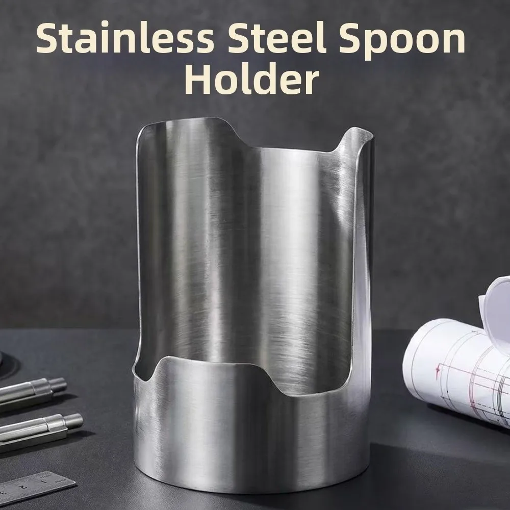 Stainless Steel Pot Lid Storage Rack Heat-Resistant Stable Spatula Holder Minimalist Non-Slip Chopsticks Stand Dinning Table