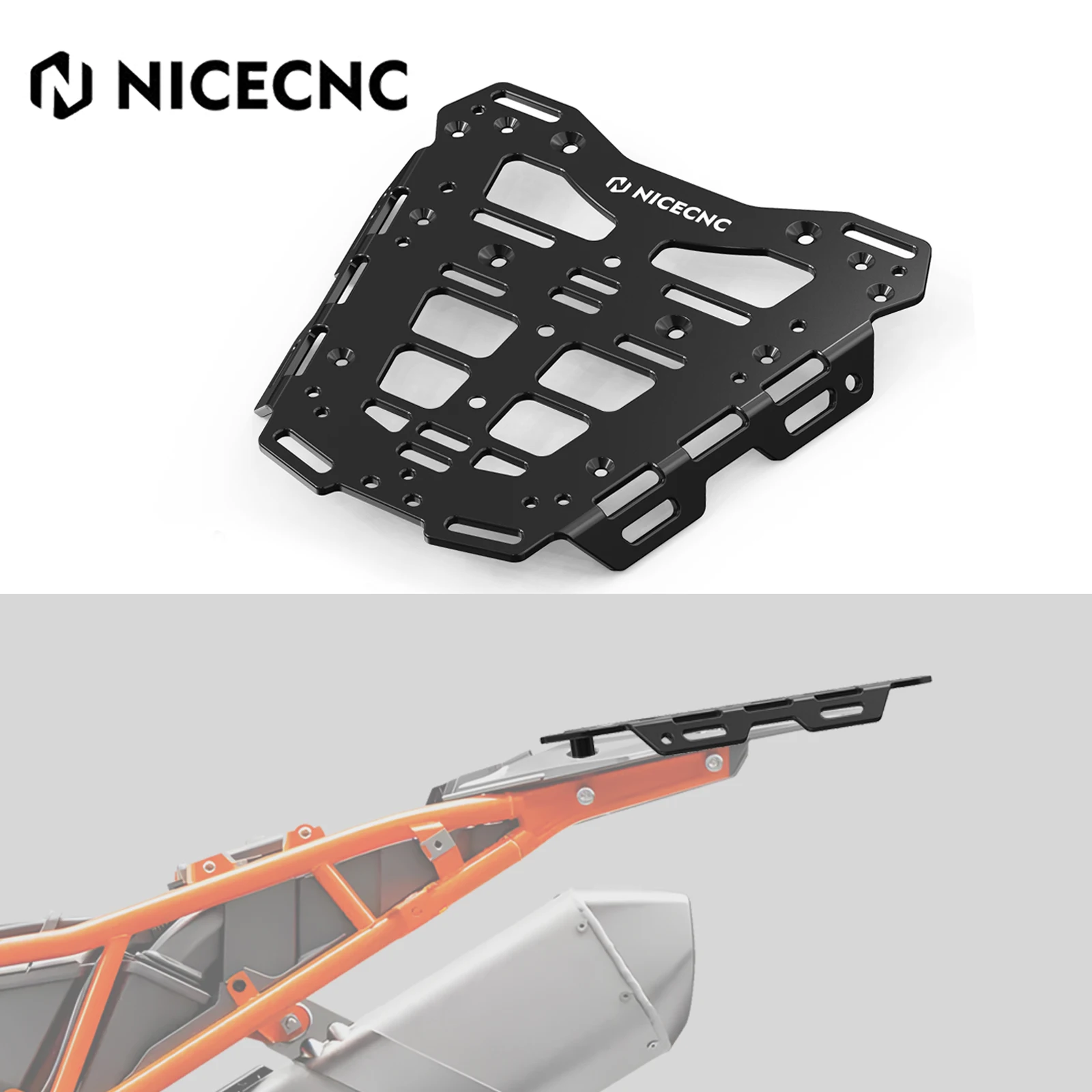 For KTM 790 890 Adventure 2020-2024 Rear Luggage Rack Cargo Bracket 790 Adventure 2019-2024 890 Adventure 2020-2024 790 890 ADV