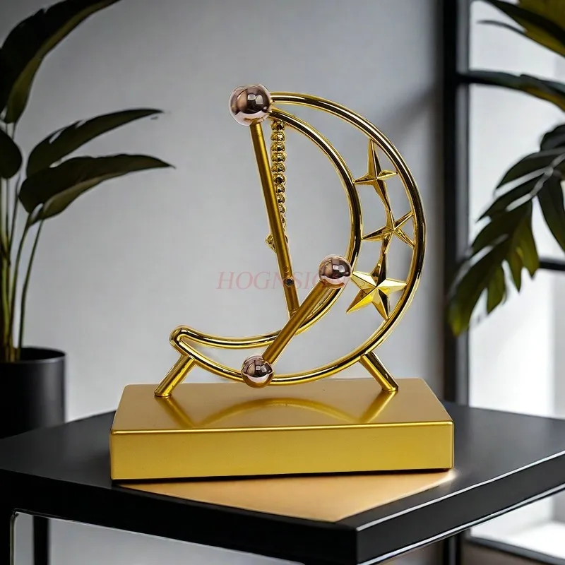 Chaos pendulum self circulating perpetual motion machine advanced desktop creative physics living room decoration