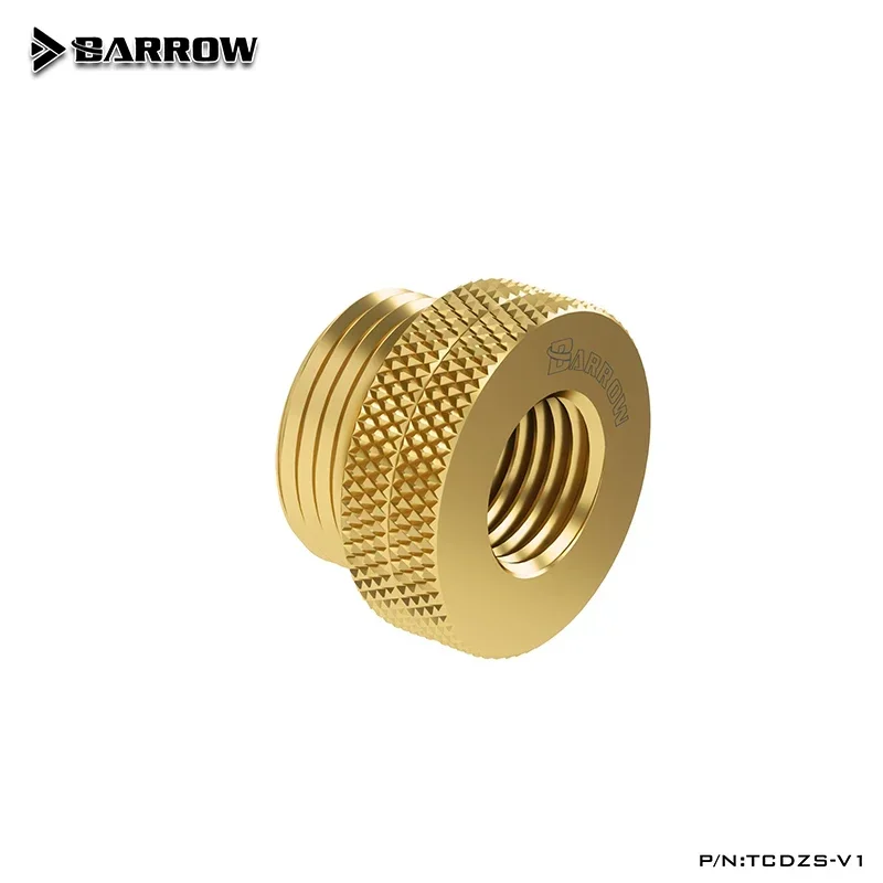 Barrow G1/4'' Pass-Through Water Injection Fitting Fillport Cover Openings Fill Port Mining Miner Hose Water Cooling, TCDZS-V1