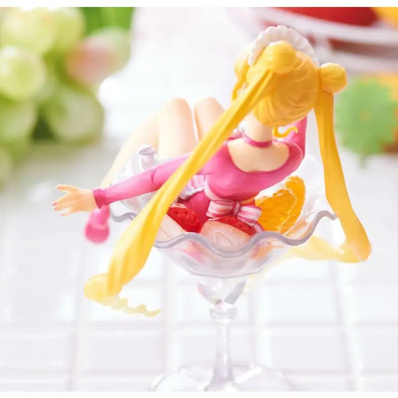 12Cm Sailor Moon Anime Figuren Tsukino Usagi Action Figurine Pvc Kawaii Leuke Standbeeld Collection Model Speelgoed Kinderen Kerstcadeaus