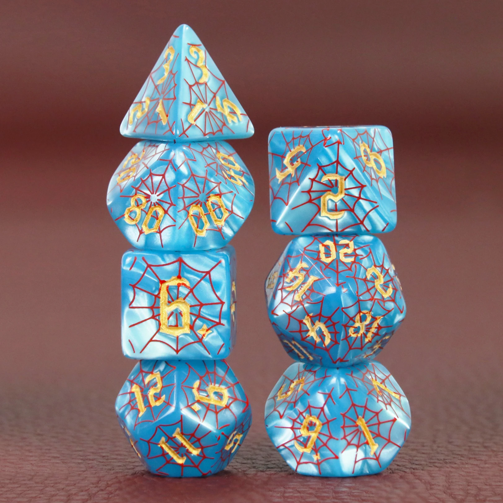 Polyhedral DND Dice Set in Spi - Board Game Web 评论和价格