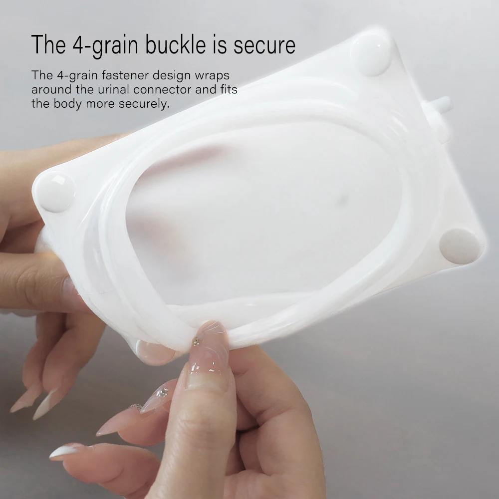 Silicone Funnel Urine Bedridden Catheter Incontinence Underpants Washable Reusable Leak Proof Leg Urinary Bag Hypo-allergenic - view 5