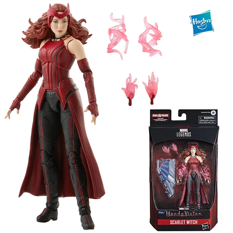 

New Marvel Legends Avengers Hasbro Scarlet Witch 6 Inch Action Toy Accessories Model Toy