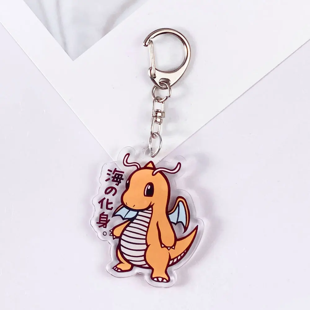 Pokémon Acrylic Keychain Accessories, 1/12Pcs Set