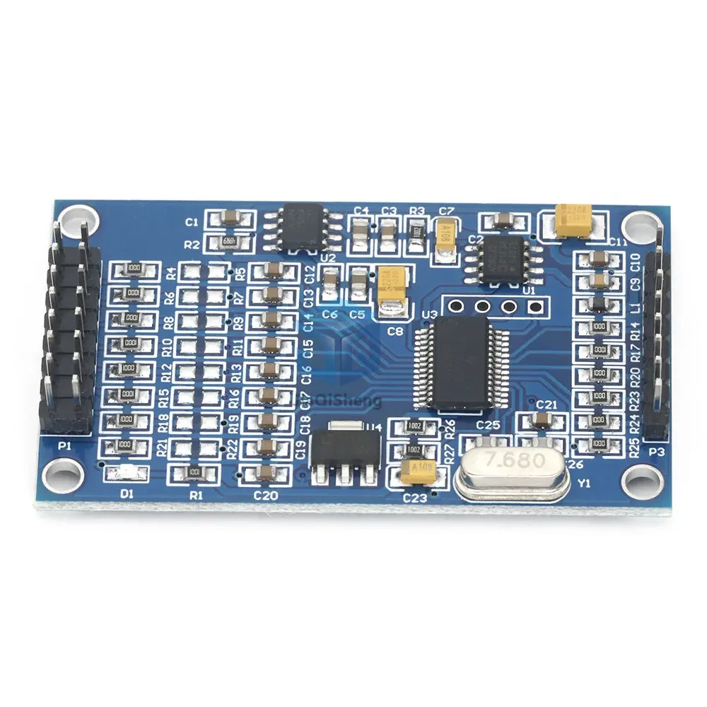 High Precision ADS1256 24 Bit 8 Channel ADC Data Acquisition Board Module AD Collecting Data Acquisition Card