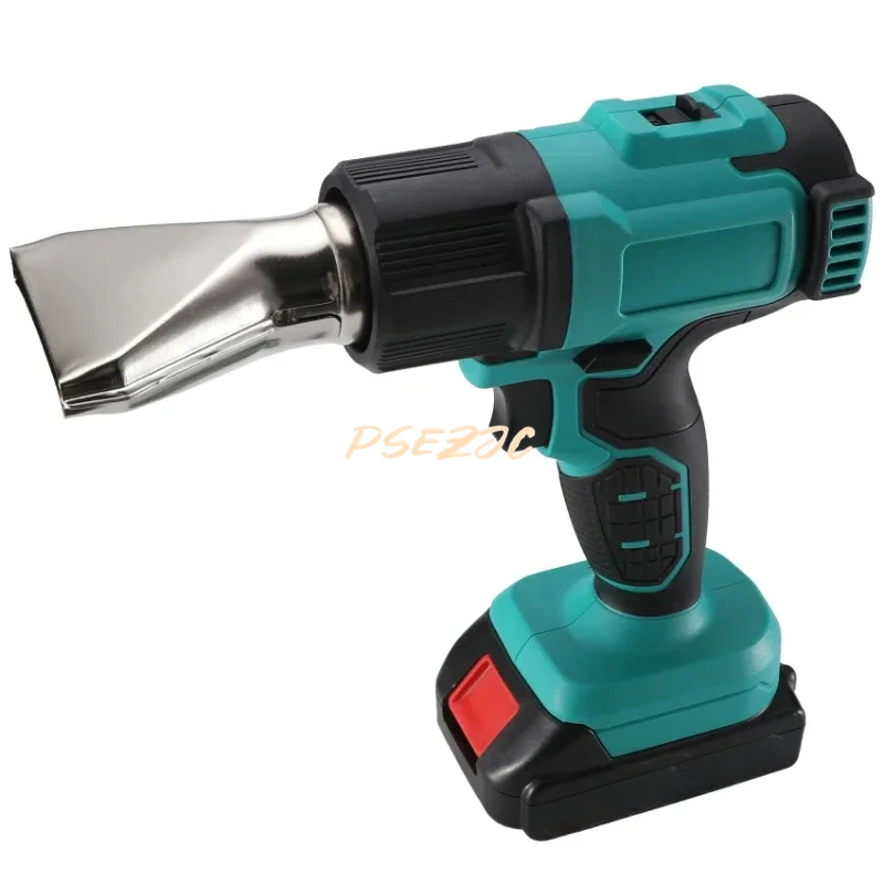 Imagem -03 - Pistola de ar Quente Portátil de Alta Potência Pistola de Cozimento de Filme Termoencolhível Pequeno Plástico sem Fio Carregamento de Bateria de Lítio 21v
