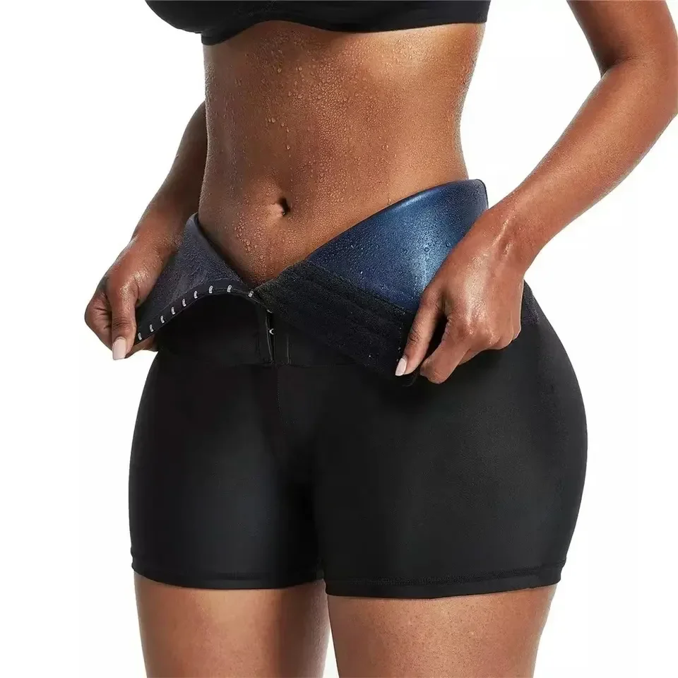 High Waist Sauna Sweat Shorts for Women