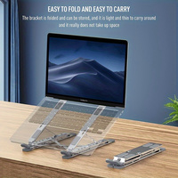 Portable Aluminum Laptop Stand Foldable Lap Top Base Notebook Support Computer Bracket For Macbook Air Pro Holder Accessories