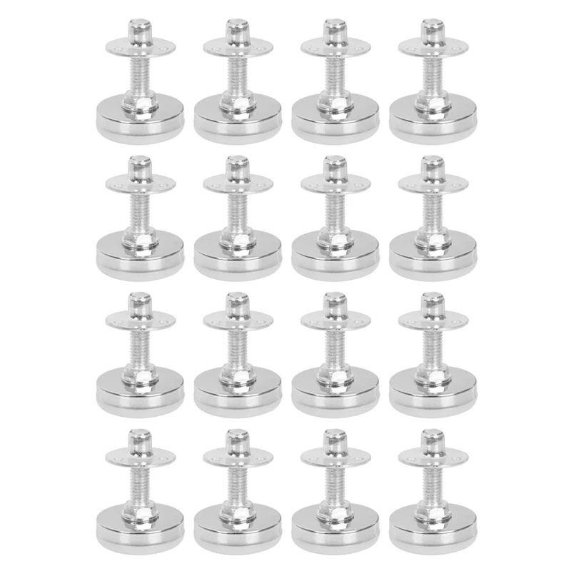 

16Pcs Furniture Levelers M8x30mmAdjustable Table Feet with T Nut Bolt for Chairs Cabinets Sofa Workbenches and Furniture Legs