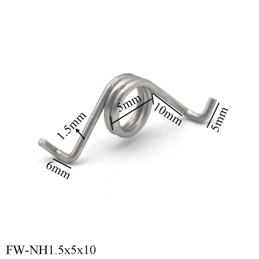 FINEWE Custom 4PCS Boot Trailer Winch Torsion Spring  wire diameter 1.5mm outer diameter: 5mm stainless steel Spring