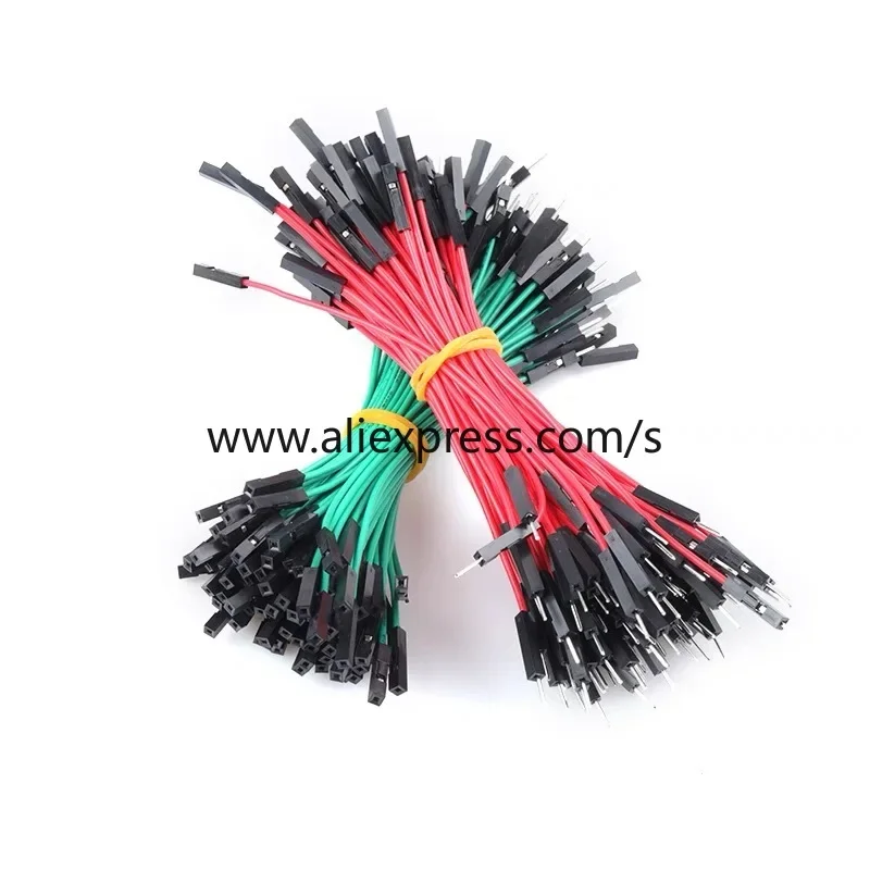 10PCS Breadboard Dupont Cable For Arduino Line 2.54mm Male Female Dupont Jumper Wire 26AWG Cable DIY Electronic 1P Connector