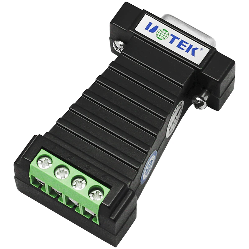 UOTEK Mini RS-232 to RS-485 Converter RS232 To RS485 Conversion Adapter DB9 Connector UT-2211 Half Duplex