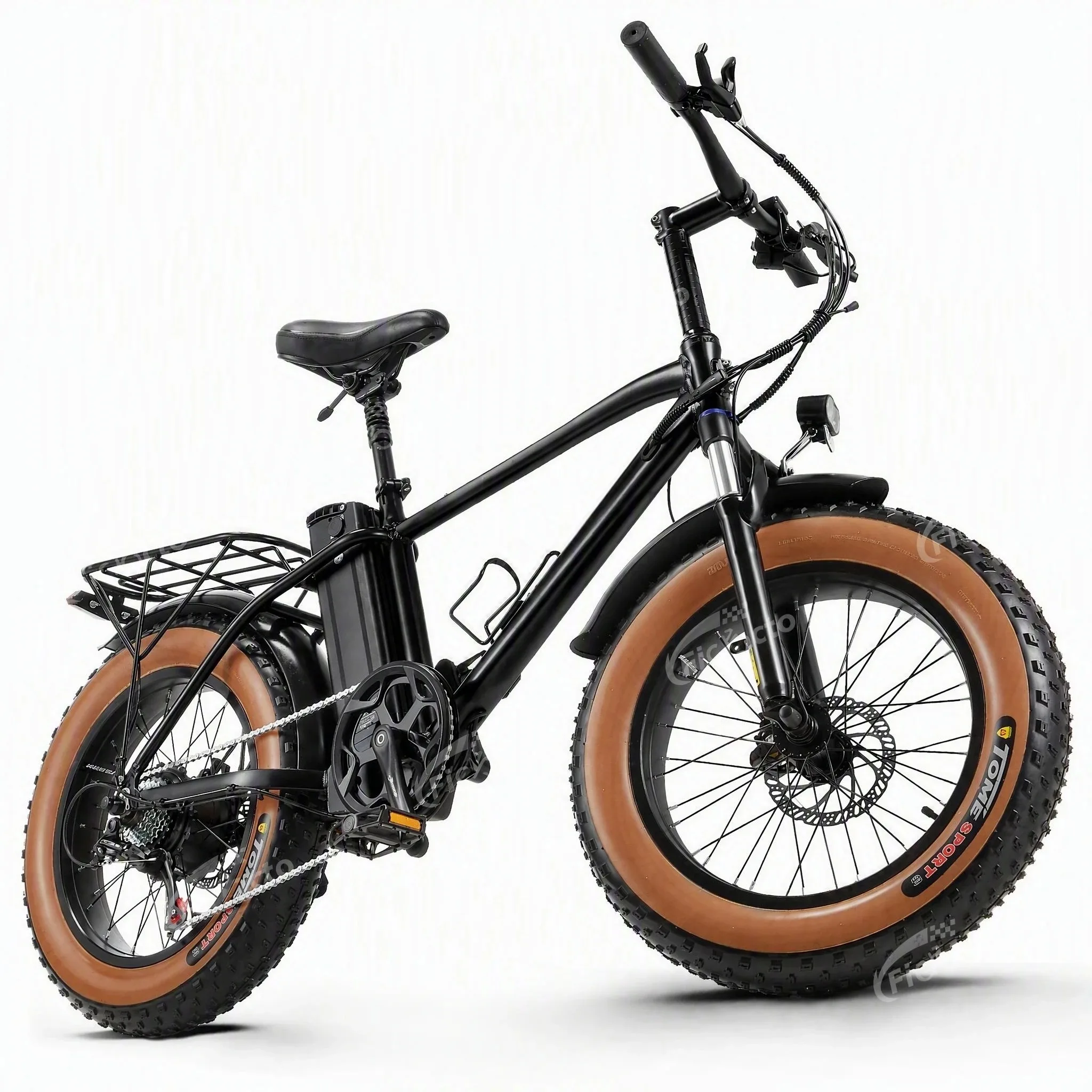 Elektrofahrrad 20*4.0 Fat Tire E-Bike 48V 18AH Akku Elektrofahrrad für Erwachsene mit Scheibenbremse, City E-Bike