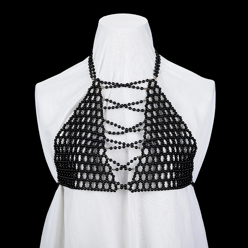 

Hazem Story Women 2025 Summer New Popular O-neck Ladies Party Female Elegant Shawl Tops Fashion Pearl Shawl Tops