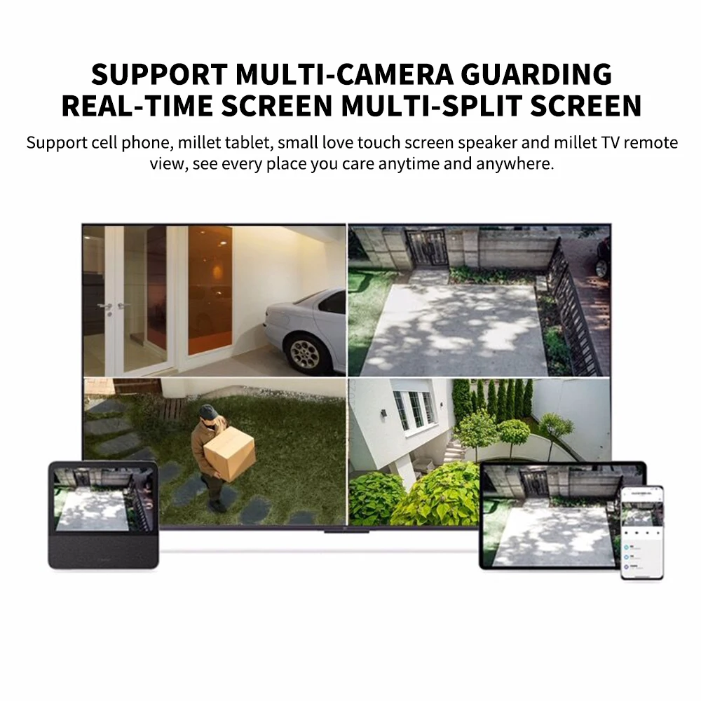 XIAOMI WLAN-Außenkamera CW300 2.5K Ultraklare Bildqualität Wind- und Regenfeste IP66 Wasserdichte KI-Humanoid-Überwachung CN – Detail 17