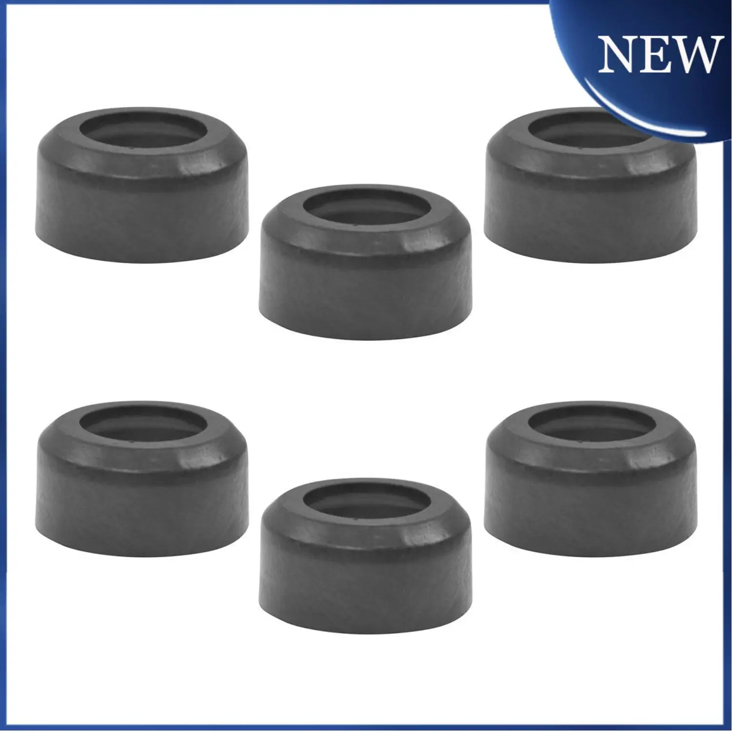 Combustível Injector Seal Adaptor, F77Z9G512AA, F77Z-9G512-AA, Ajuste para Ford Ranger Explorer, Mustang 4.0L Reparação do Motor Acessórios, Novo, 6pcs