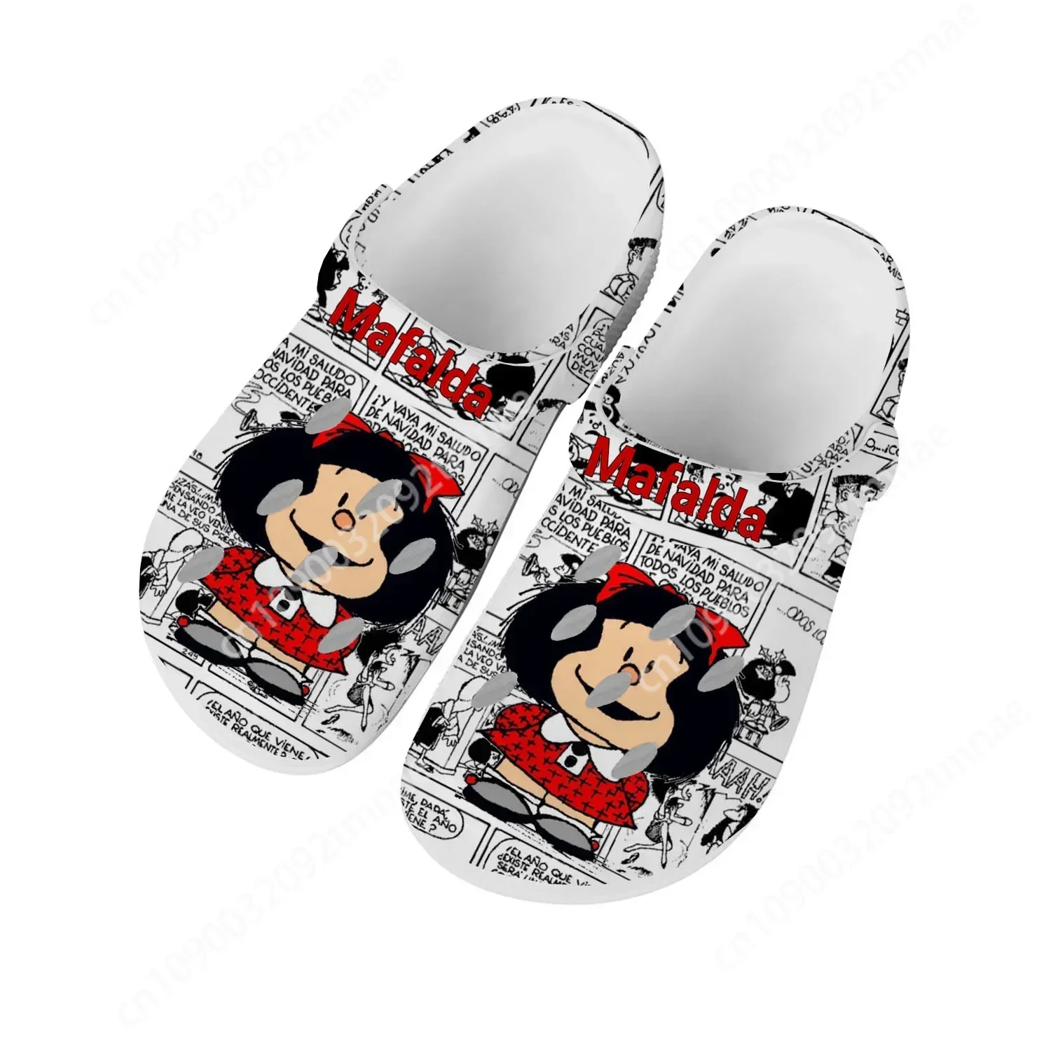 

Hot Cartoon Mafalda Home Clogs Mens Womens Youth Boys Girls Sandals Shoes Fashion Garden Custom Made Shoes Beach Hole Slippers