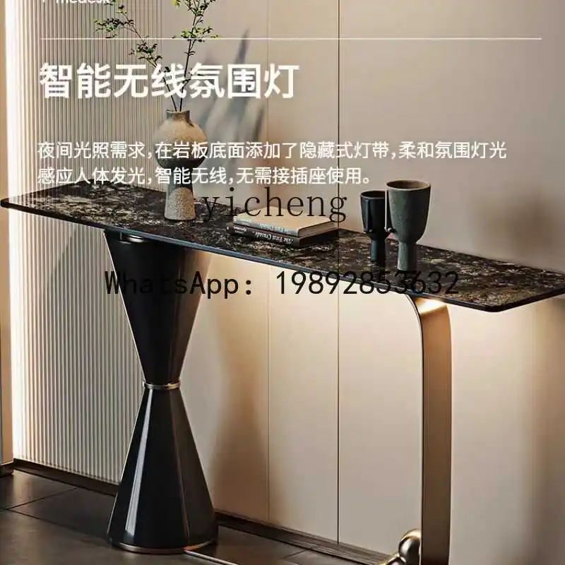 X2 light luxury entrance table entry against the wall end view table background decoration table living room decoration