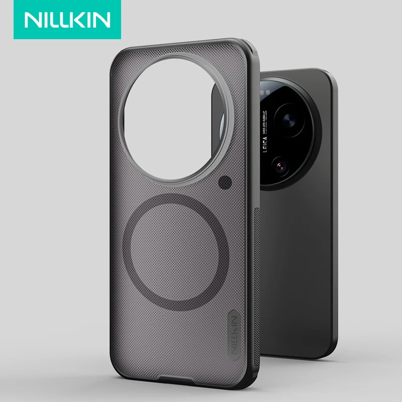 

NILLKIN Case For Xiaomi 17 Ultra Super Frosted Shield Pro Magnetic PC +Soft TPU Edges Anti-Scratch Matte Phone Cover