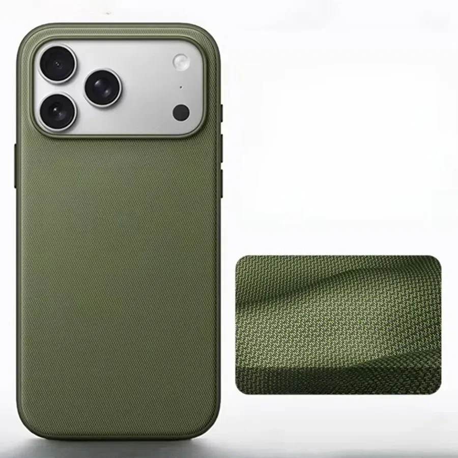 New Original Technology Woven Magnetic Case For iPhone 18 Pro 17 16 15 14 13 Pro Max For Magsafe Wireless Charger Official Cover