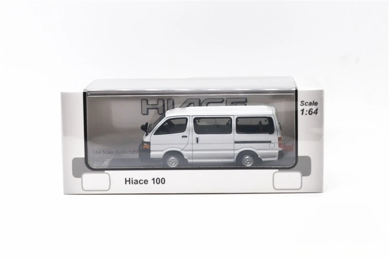 1:64 Hiace MK4 H100 White Diecast Collector's Vehicle Model Car