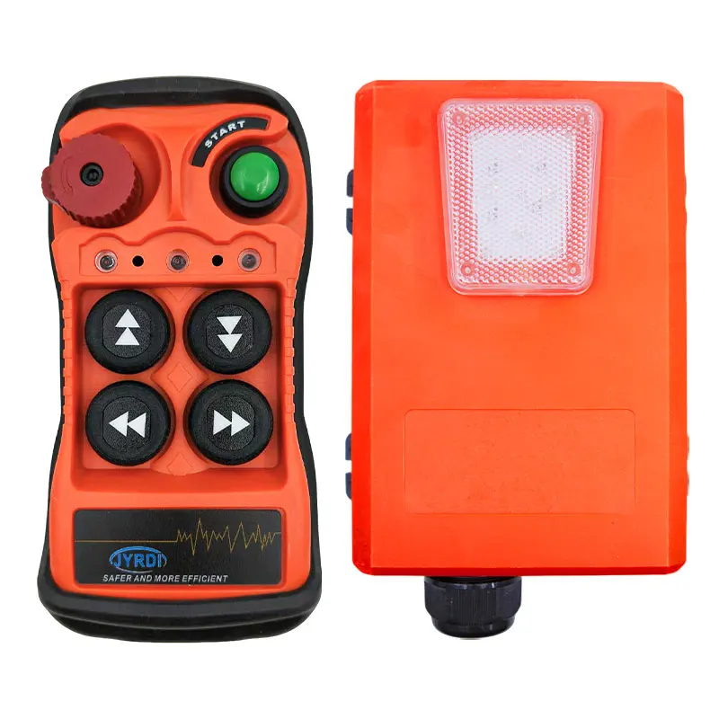 

Q404 4 кнопки, двухскоростной промышленный беспроводной радиопереключатель дистанционного управления краном, лебедка, подъемник, контроллер крана