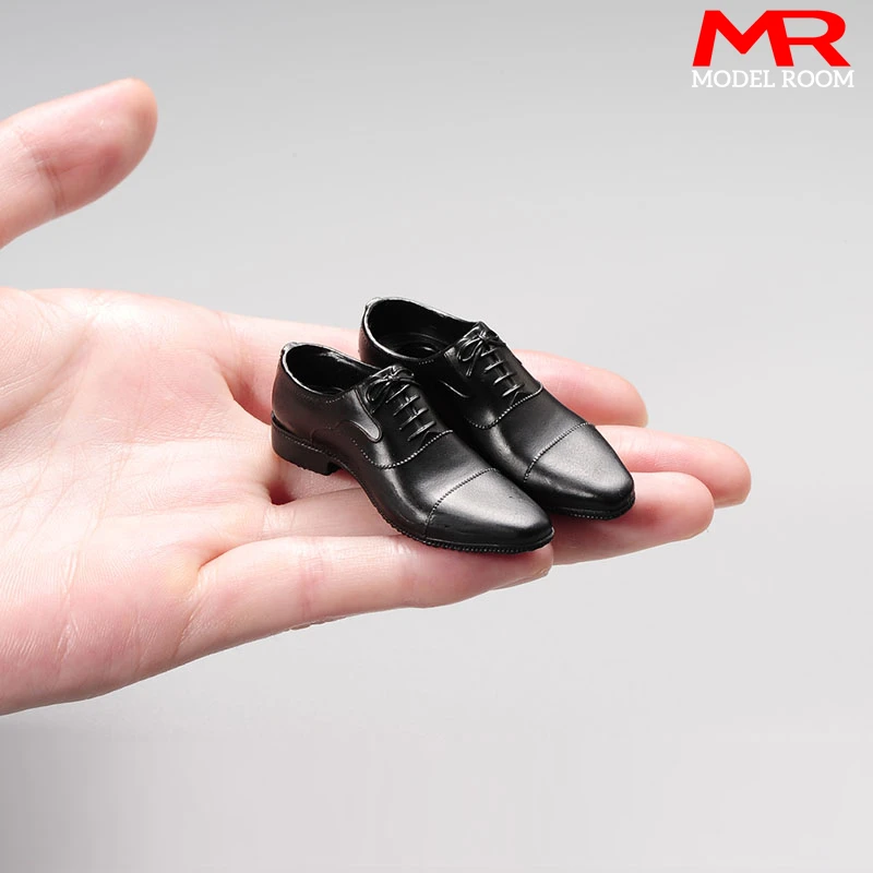 1/6 escala masculino preto vinho vermelho sapatos de couro sólido cavalheiro sapatos modelo caber 12 ''soldado figura ação corpo bonecas