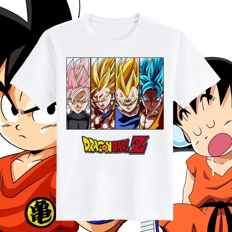 

2026 New Dragon Ball Anime Merchandise Trendy Brand Sun Wukong T-shirt Children's Parent-child Set, Pure Cotton Loose