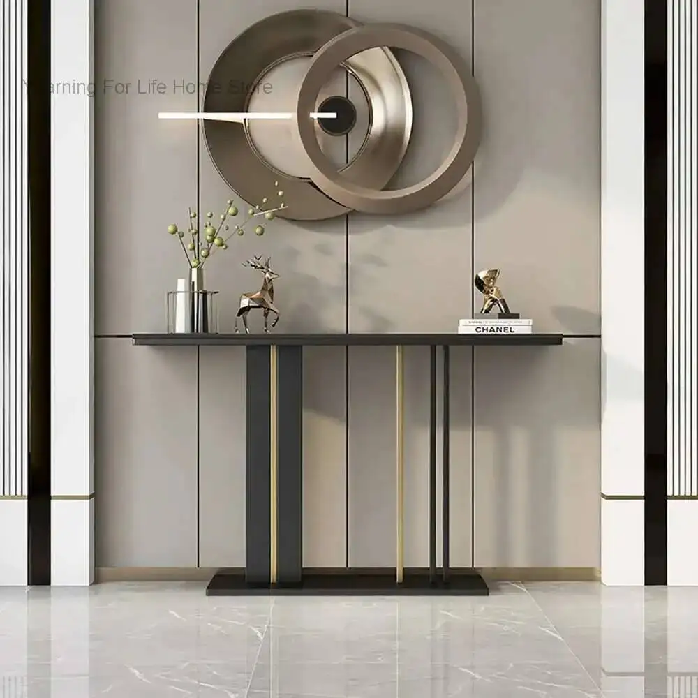 

Trendy Classic Simple Modern Console Table Designer Aesthetic Console Table Minimalist Elegant Woonkamer Tafel Furniture