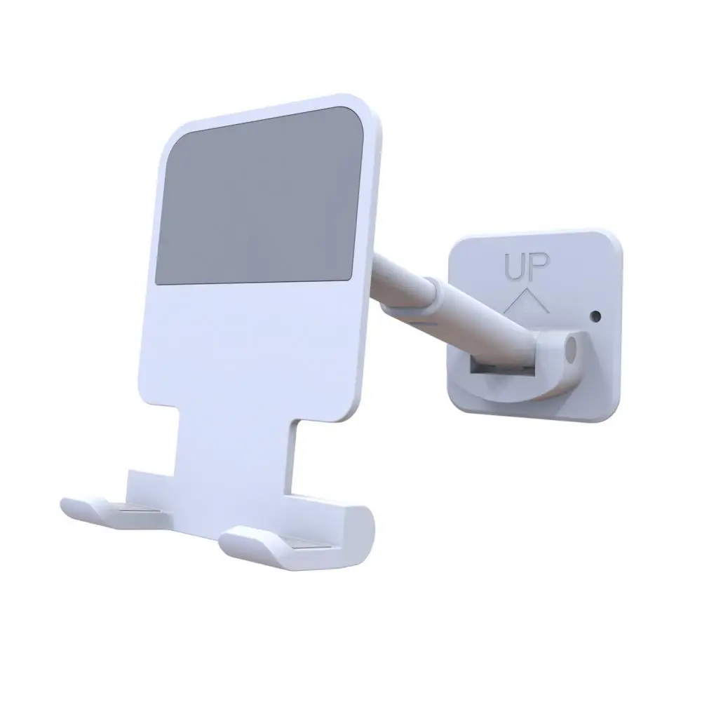 Mobile Phone Holder Multifunctional Self-adhesive Punch-free Wall Mounted Cell Phone Support Bracket for Bathroom