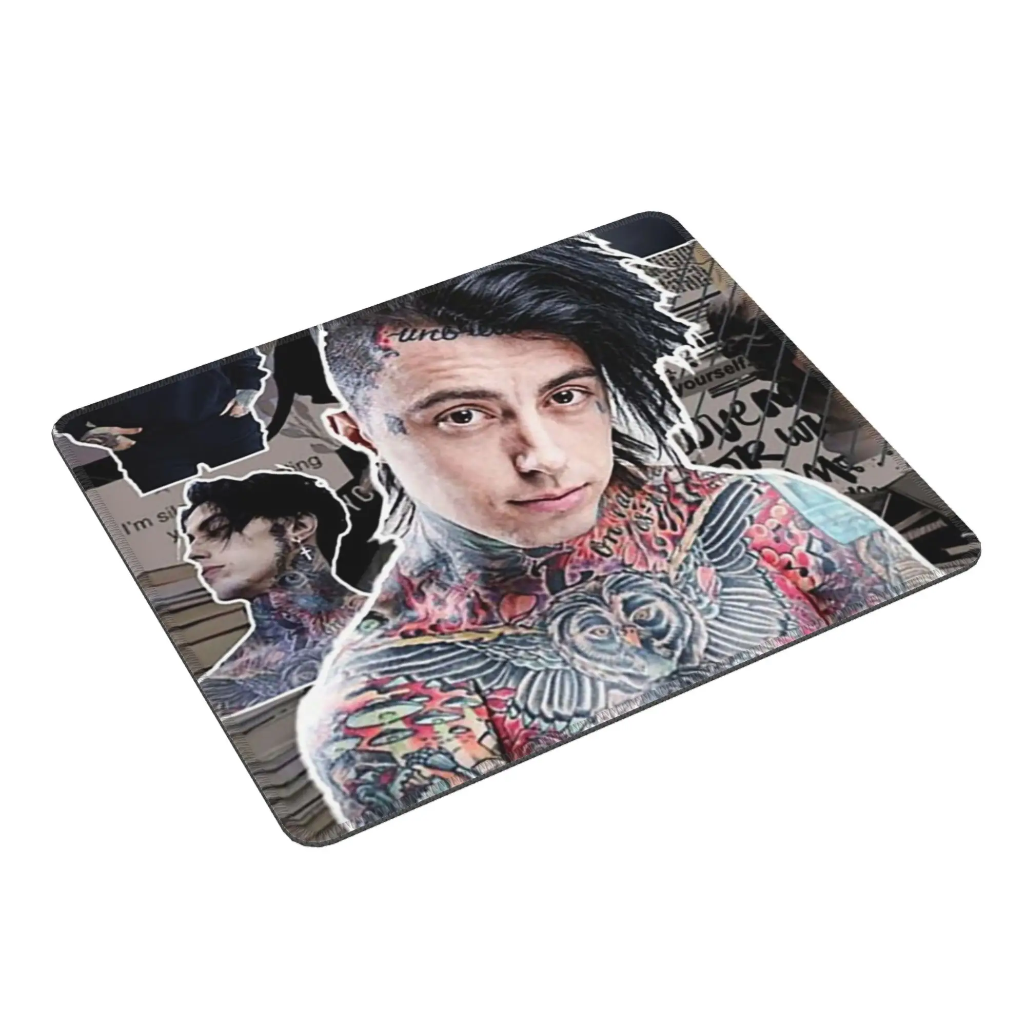 

ronnie radke фотоколлаж высокое качество коврик для мыши компьютерная клавиатура коврик для мыши геймер ПК ноутбук настольный коврик офисные настольные коврики