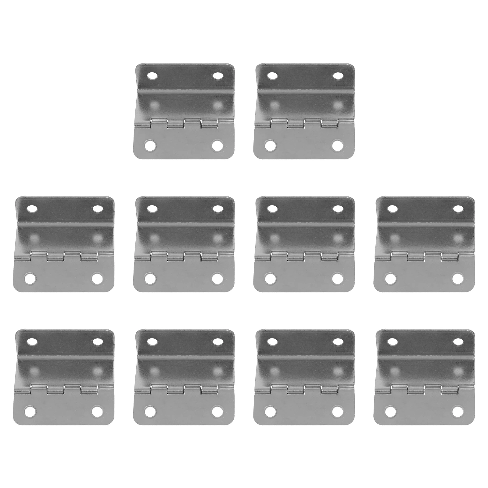 

10PCS Metal Sturdy Right Angle Right-Angle Hinge Wood Iron Dressing Mirror Smooth Opening Non Rust