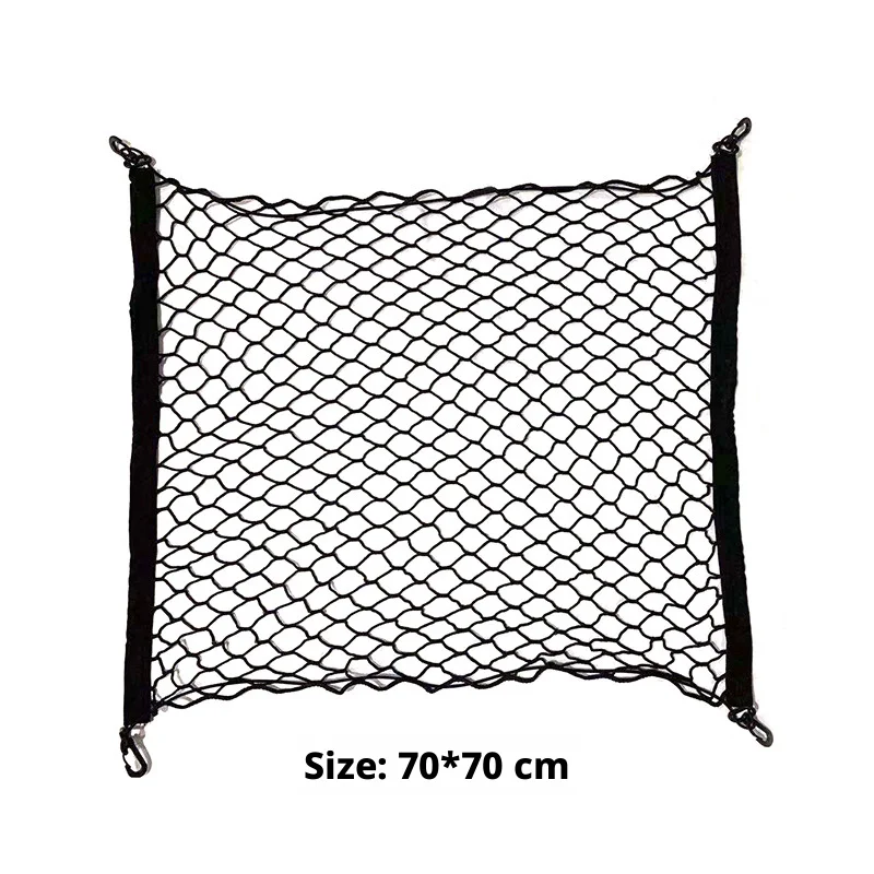 HOMEFISH Car Trunk Cargo Net Organizer Storage Luggage Net Universal Fit For Crossover Auto Trunk Storage Organizer image 6