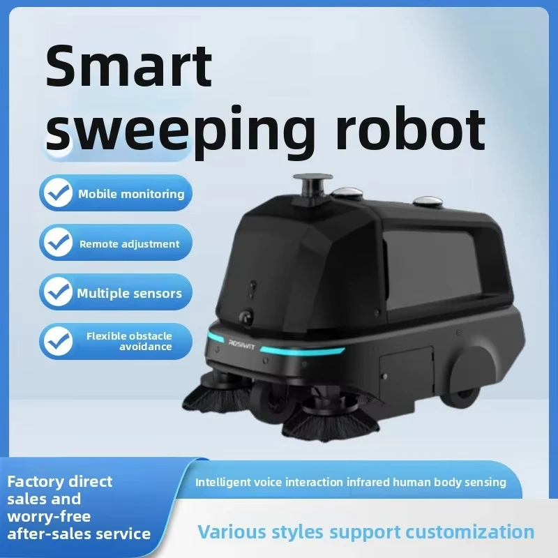 Robot pembersih industri menengah dan besar, penyedot debu untuk keperluan komersial seluas ribuan meter persegi